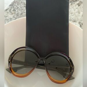 NWOT/ Rare/Vintage Dior Bianca Women's Black and Brown Sunglasses